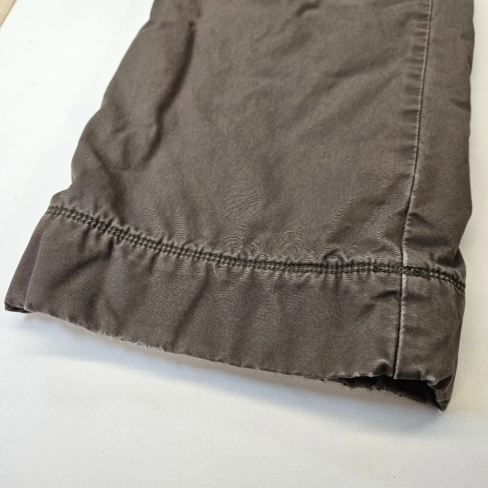 J Crew Cargo Pants Men’s 32x30 Green VTG Y2K Fleece Lined Military Field Heavy